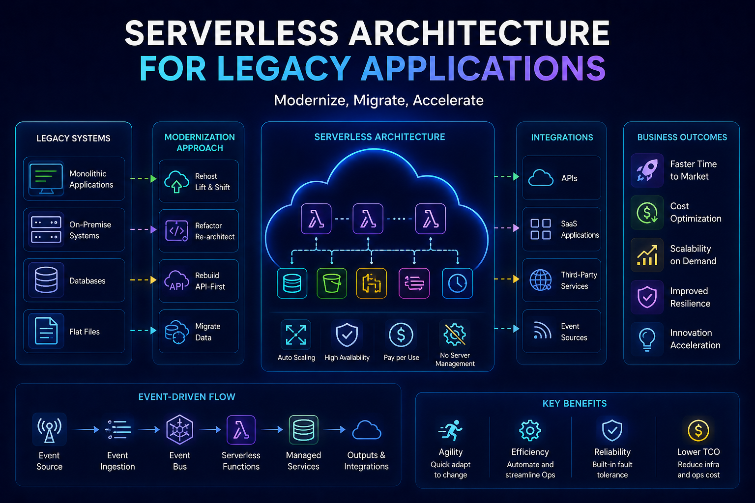 Serverless Architecture for Legacy Applications